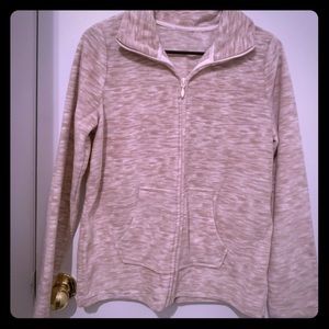 Fleece zipped jacket